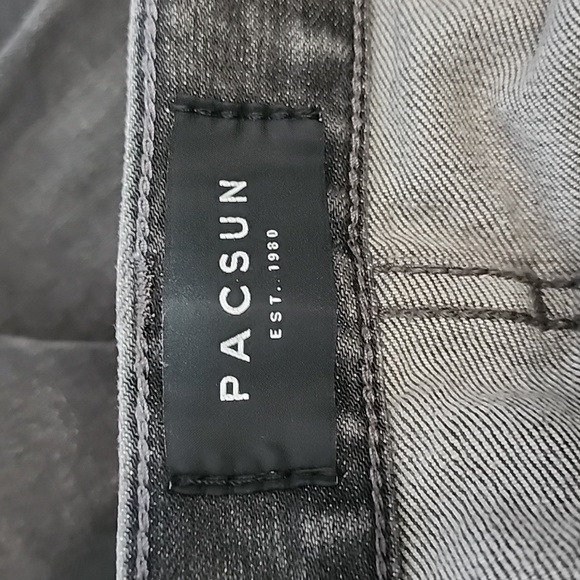 Pacsun Mens Patches Distressed Skinny Jeans/ Size 33X32 - Picture 11 of 13